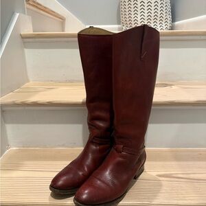 Frye Brown Leather Knee-High Boots size 7